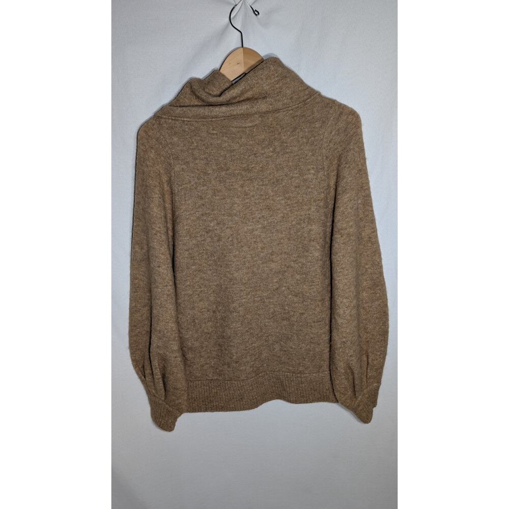 Aritzia Babaton Womens Adichie Camel Turtleneck Sweater Sz XS Wool Alpaca - Picture 7 of 10